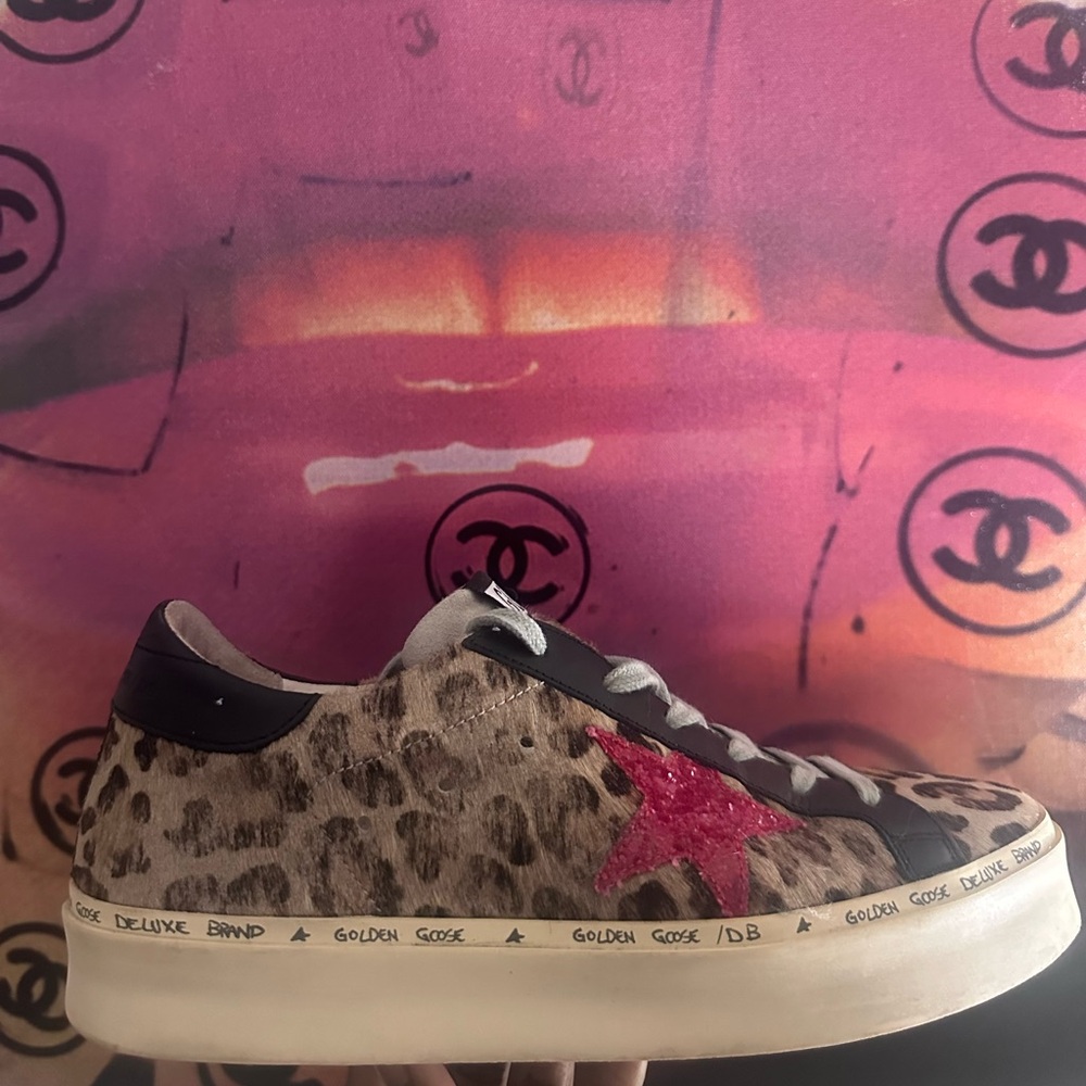 AUTHENTIC GOLDEN GOOSE HI-STAR SNEAKERS